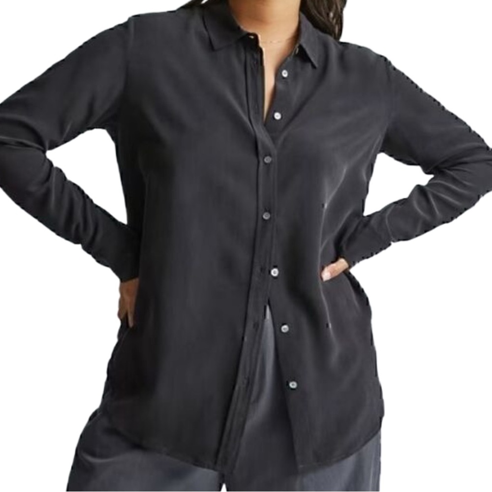 Everlane The Clean Silk Relaxed Shirt NWT